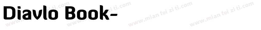 Diavlo Book字体转换